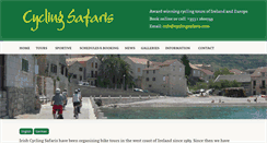 Desktop Screenshot of cyclingsafaris.com